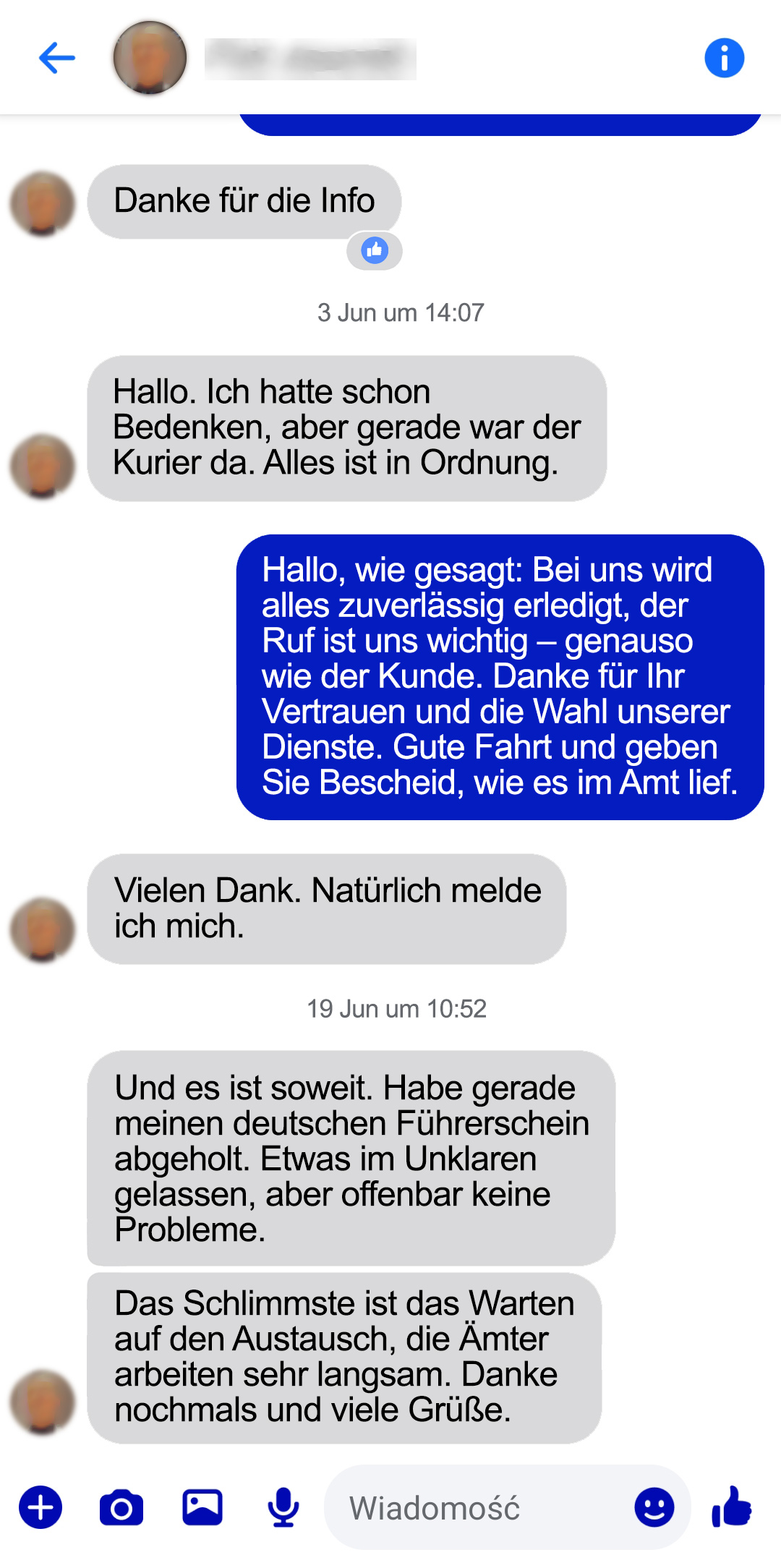 Kundenbewertung Screenshot 2